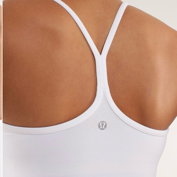 Lululemon White Power Y Tank Top - Picture 4 of 5
